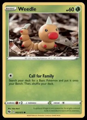 Champion’s Path Weedle 02/73 Common CHP 2020