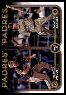 Chandler Seagle / Mason McCoy Rookie 2024 Topps Update #US227 SD Padres