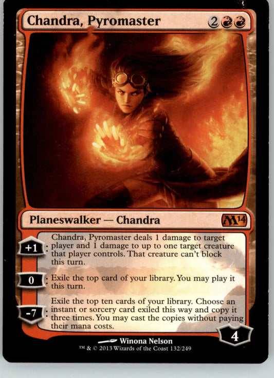 Chandra Pyromaster - Magic 2014 - 132 - HP Magic: The Gathering - Magic Card Single