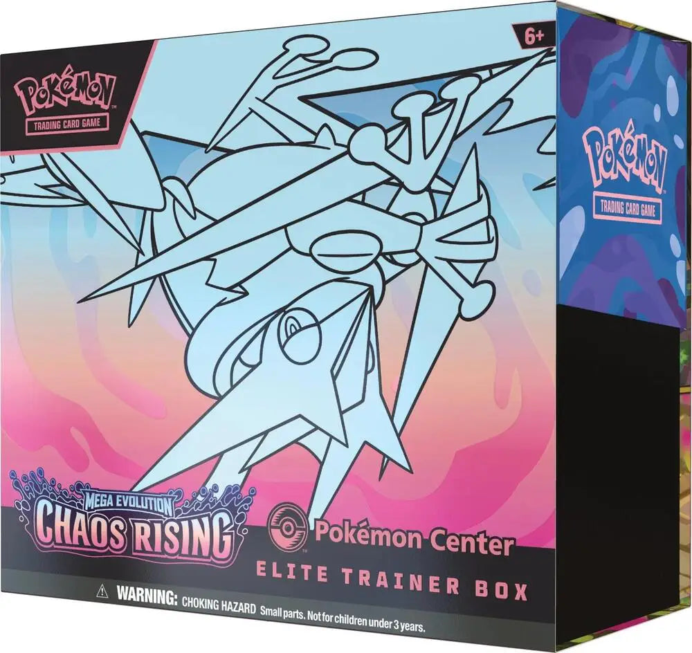Chaos Rising Pokemon Center Elite Trainer Box - ME04 | Columbia Sports Cards - Pokémon Card Box