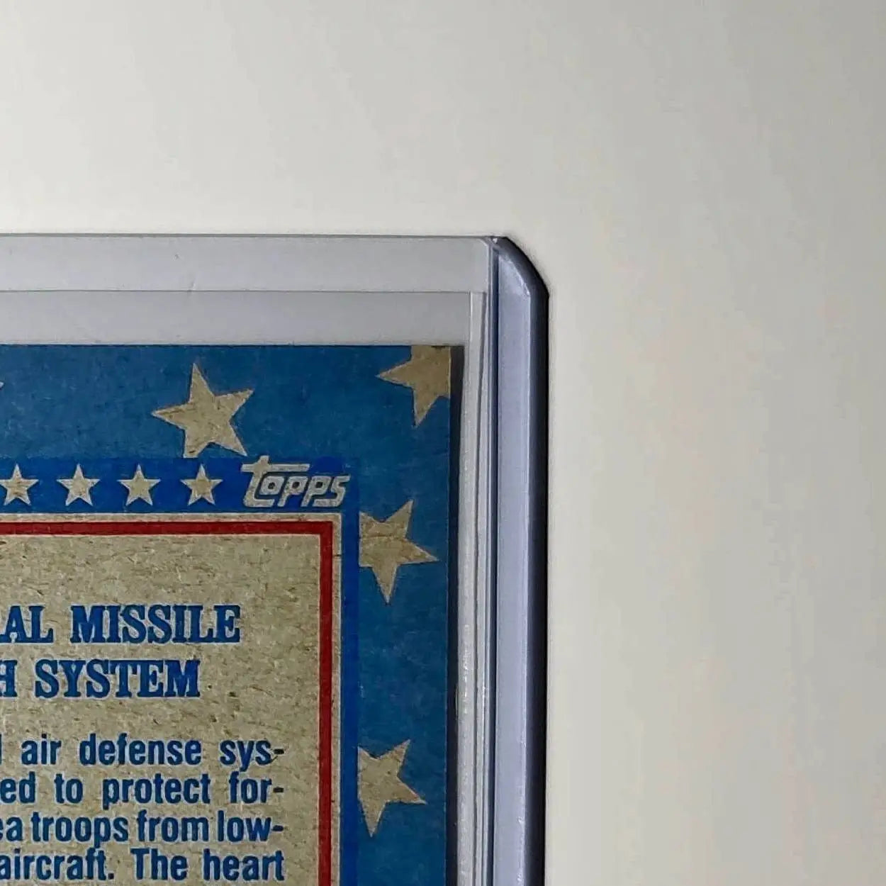 Chaparral Missile Launcher 1991 Topps Desert Storm #131 Card