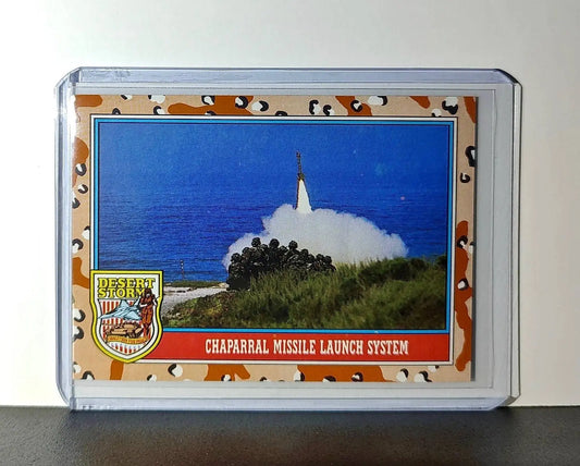 Chaparral Missile Launcher 1991 Topps Desert Storm #131 Card - Non-Sports Card Single