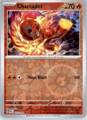 Charcadet - SV: Paldean Fates - 014/091 - Reverse Holo NM - Pokémon Card Single