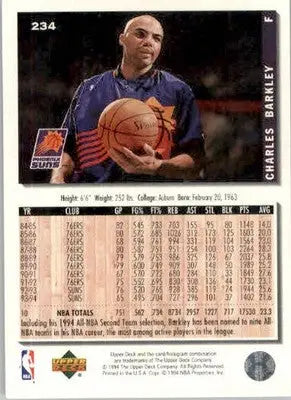 Charles Barkley - 1994 Collector’s Choice - 234 - Silver Signature NM - Basketball Card Single