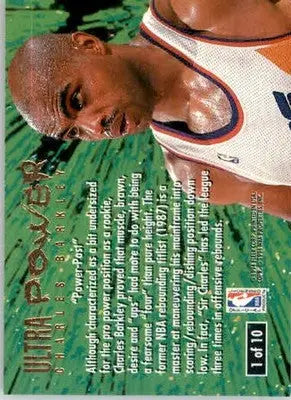 Charles Barkley - 1994 Ultra Power - 1 - NM - Basketball Card Single