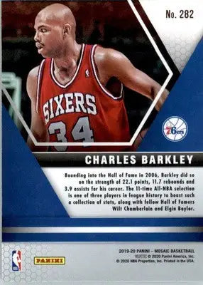 Charles Barkley - 2019-20 Panini Mosaic - #282 - Basketball - Basketball Card Single