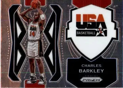 Charles Barkley - 2021-22 Panini Prizm - #9 - USA Basketball Basketball - Basketball Card Single