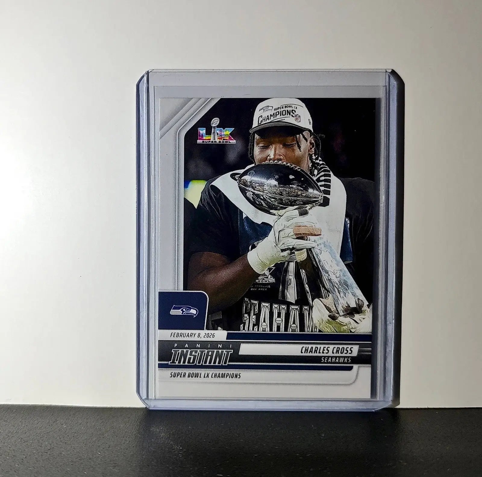 Charles Cross 2026 Panini NFL Super Bowl LIX Champions #11 Card Seattle Seahawks - Football Card Single