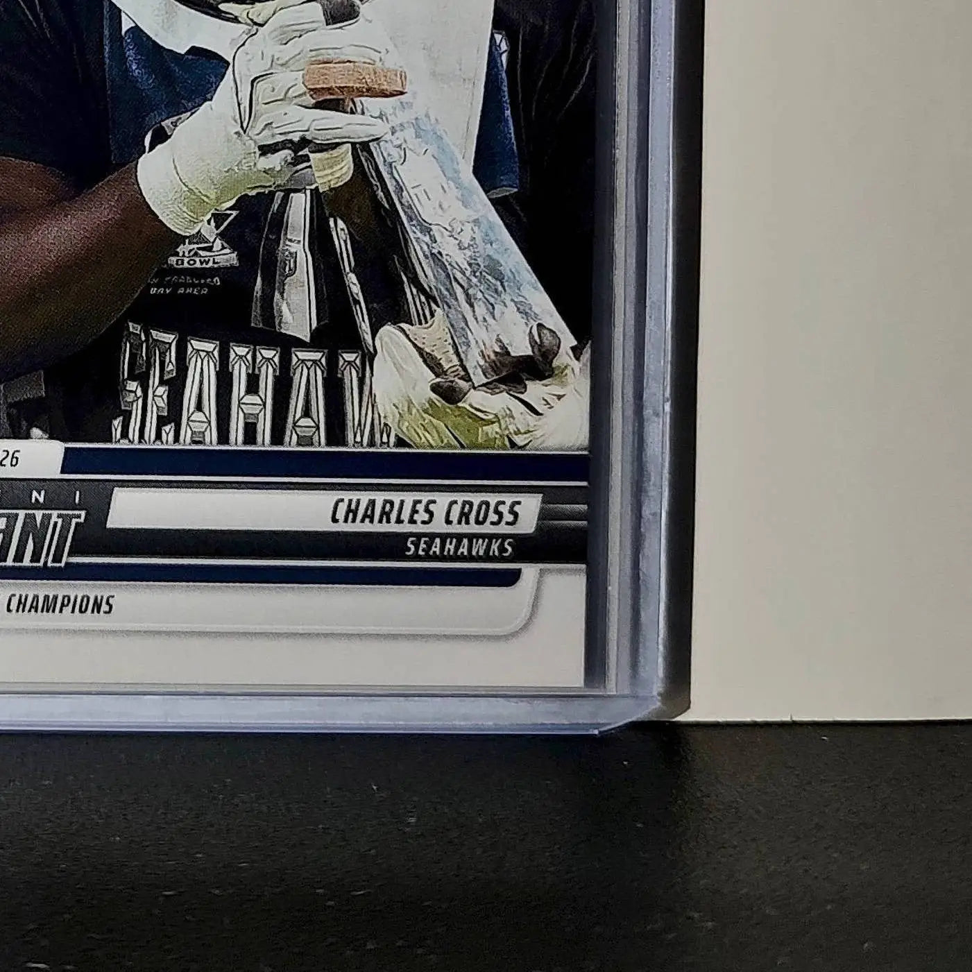Charles Cross 2026 Panini NFL Super Bowl LIX Champions #11 Card Seattle Seahawks - Football Card Single