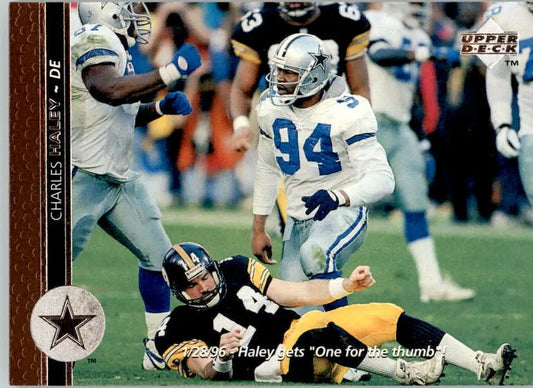 Charles Haley - 1996 Upper Deck - #218 - Football - Football Card Single