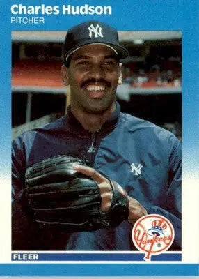 Charles Hudson - 1987 Fleer Update - #U-46 - Baseball - Baseball Card Single
