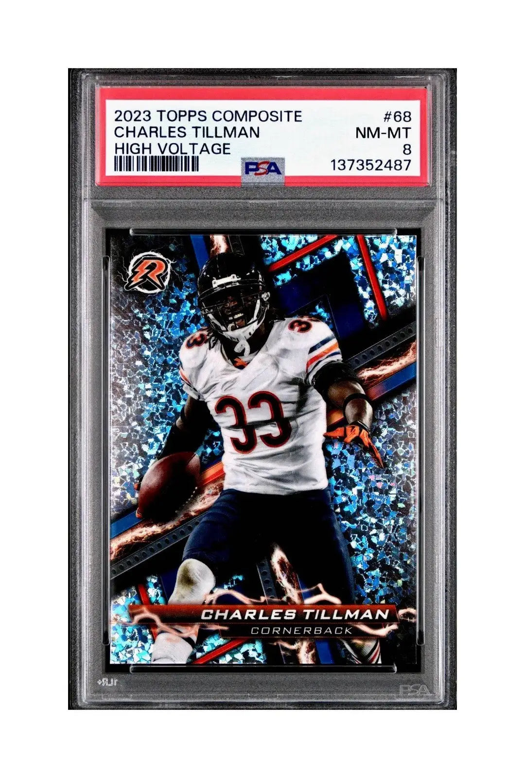 Charles Tillman 2023 Topps Resurgence High Voltage #68 PSA 8 NM-MT - Football Card Single