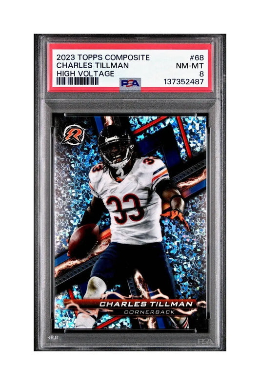 Charles Tillman 2023 Topps Resurgence High Voltage #68 PSA 8 NM-MT - Football Card Single