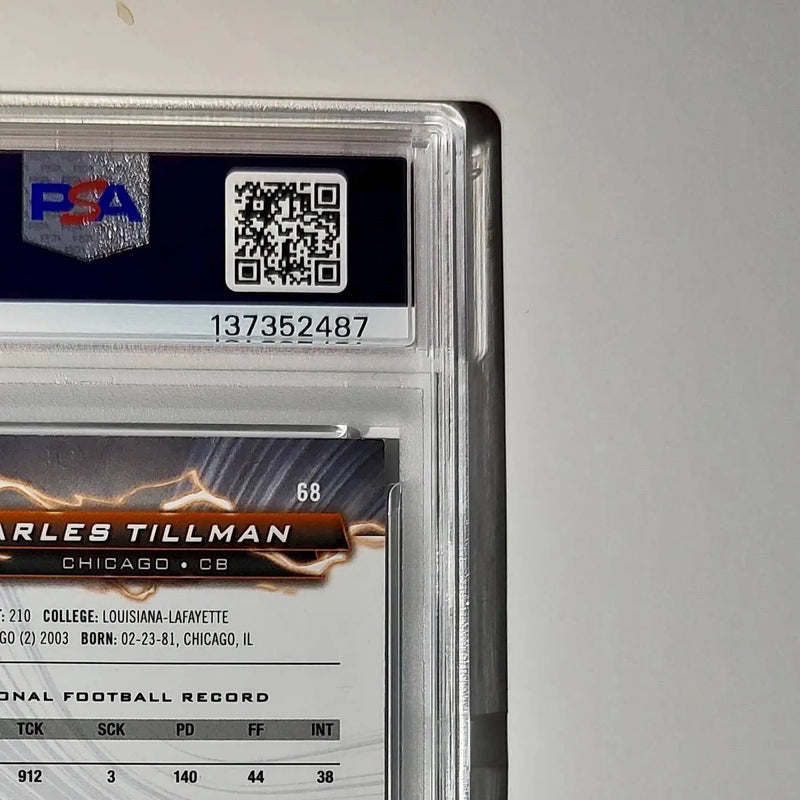 Charles Tillman 2023 Topps Resurgence High Voltage #68 PSA 8 NM-MT