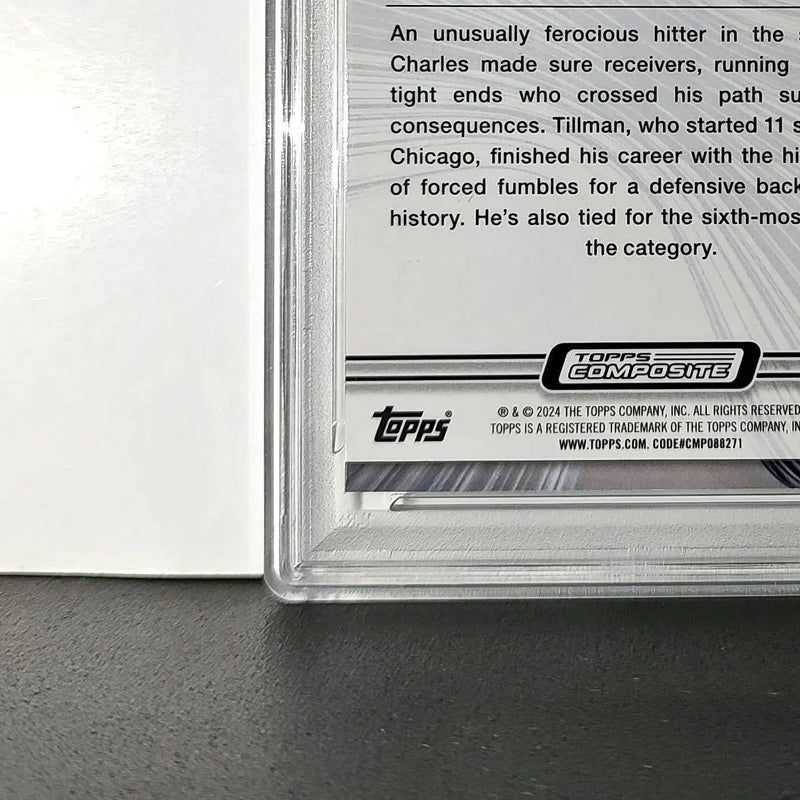 Charles Tillman 2023 Topps Resurgence High Voltage #68 PSA 8 NM-MT