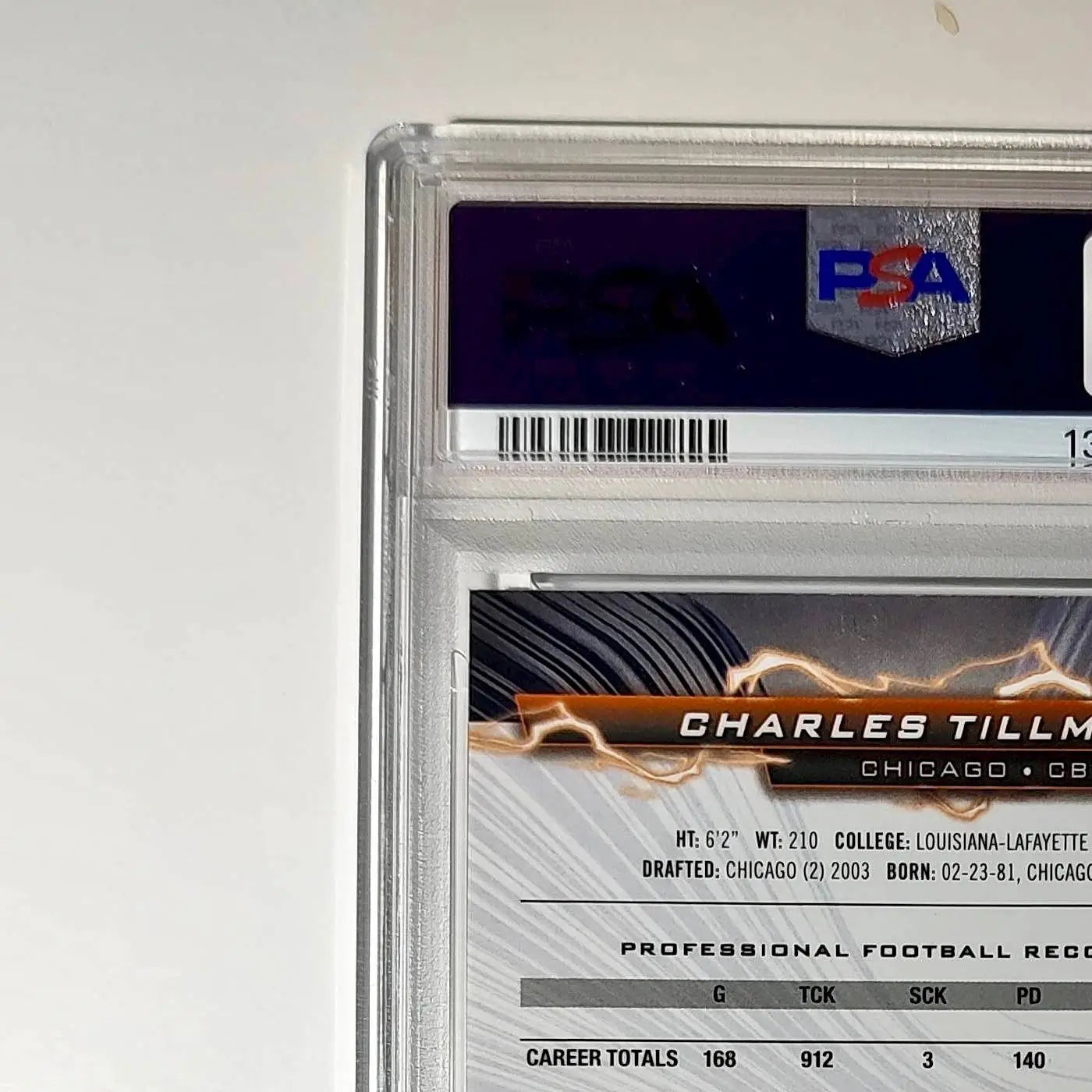 Charles Tillman 2023 Topps Resurgence High Voltage #68 PSA 8 NM-MT - Football Card Single