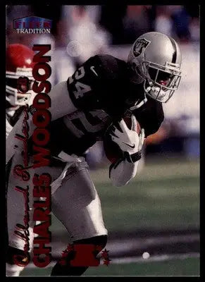 Charles Woodson 1999 Fleer Tradition #235 Oakland Raiders - Football Card Single