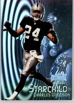 Charles Woodson - 1999 SkyBox Metal Universe - #7 SC - Starchild Football - Football Card Single