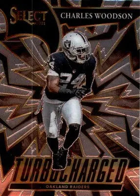 Charles Woodson - 2021 Panini Select - #TUR-24 - Turbocharged Football - Football Card Single