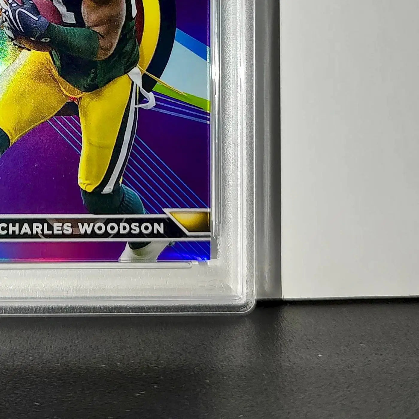 Charles Woodson 2023 Topps Finest #187 Purple Refractor 202/250 PSA 10 Gem Mint