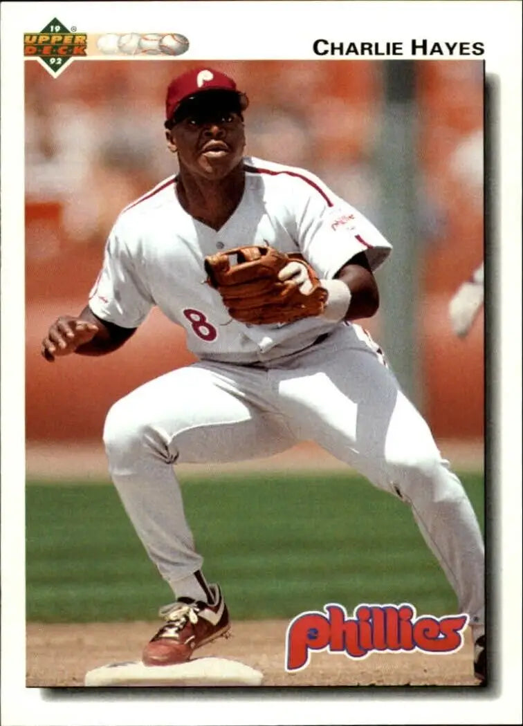 Charlie Hayes 1992 Upper Deck MLB #208 Baseball Card Philadelphia Phillies - Baseball Card Single
