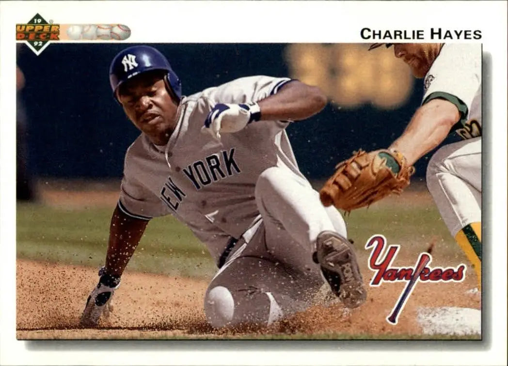 Charlie Hayes 1992 Upper Deck MLB #768 Baseball Card New York Yankees - Baseball Card Single
