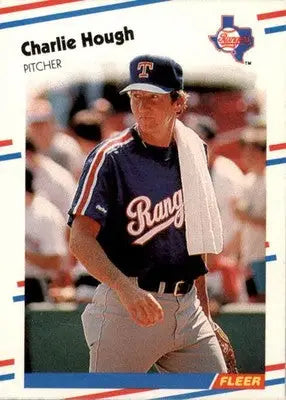 Charlie Hough - 1988 Fleer - #469 - Baseball - Baseball Card Single