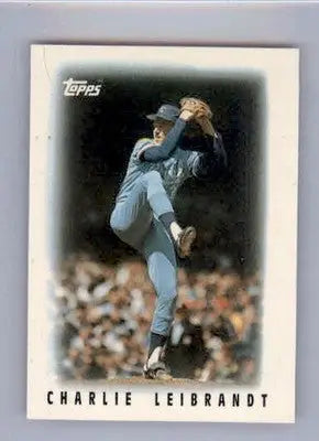 Charlie Leibrandt - 1986 Topps Major League Leaders Minis - #19 - Baseball - Baseball Card Single