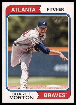 Charlie Morton 2023 Topps Heritage #59 Atlanta Braves - Baseball Card Single