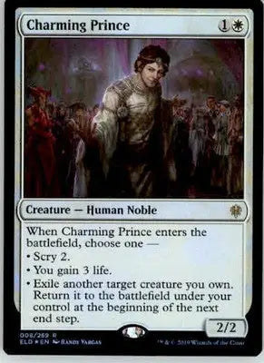 Charming Prince - Throne of Eldraine - 8 - Foil NM - Magic Card Single