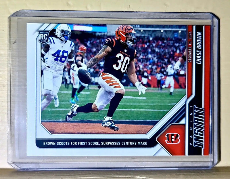 Chase Brown 2023 Panini NFL Rookie Football #83 Card 1 of 72 Bengals - Football Card Single
