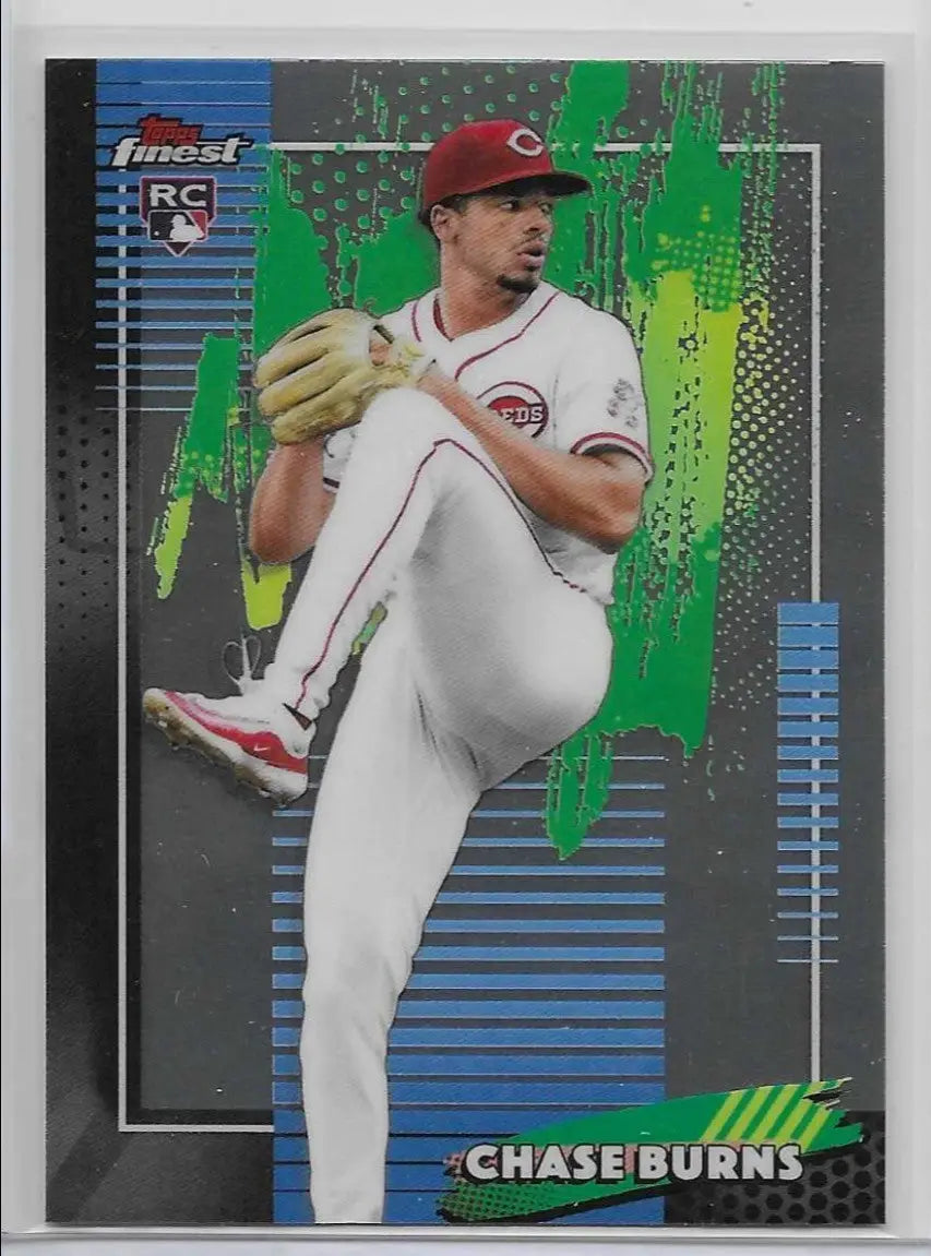 Chase Burns 2026 Topps Finest #76 Common RC Reds (1404)