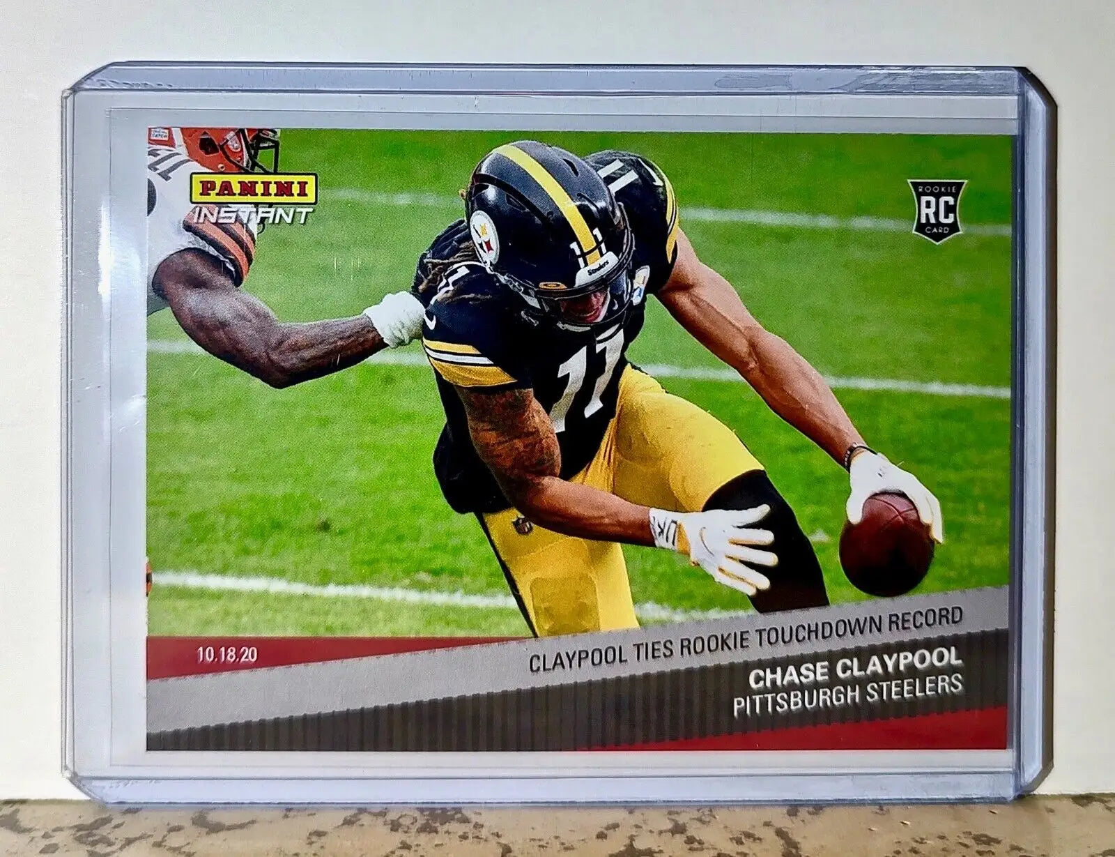 Chase Claypool 2020 Panini NFL #73 Rookie Football Card Steelers 1 of 241 - Football Card Single