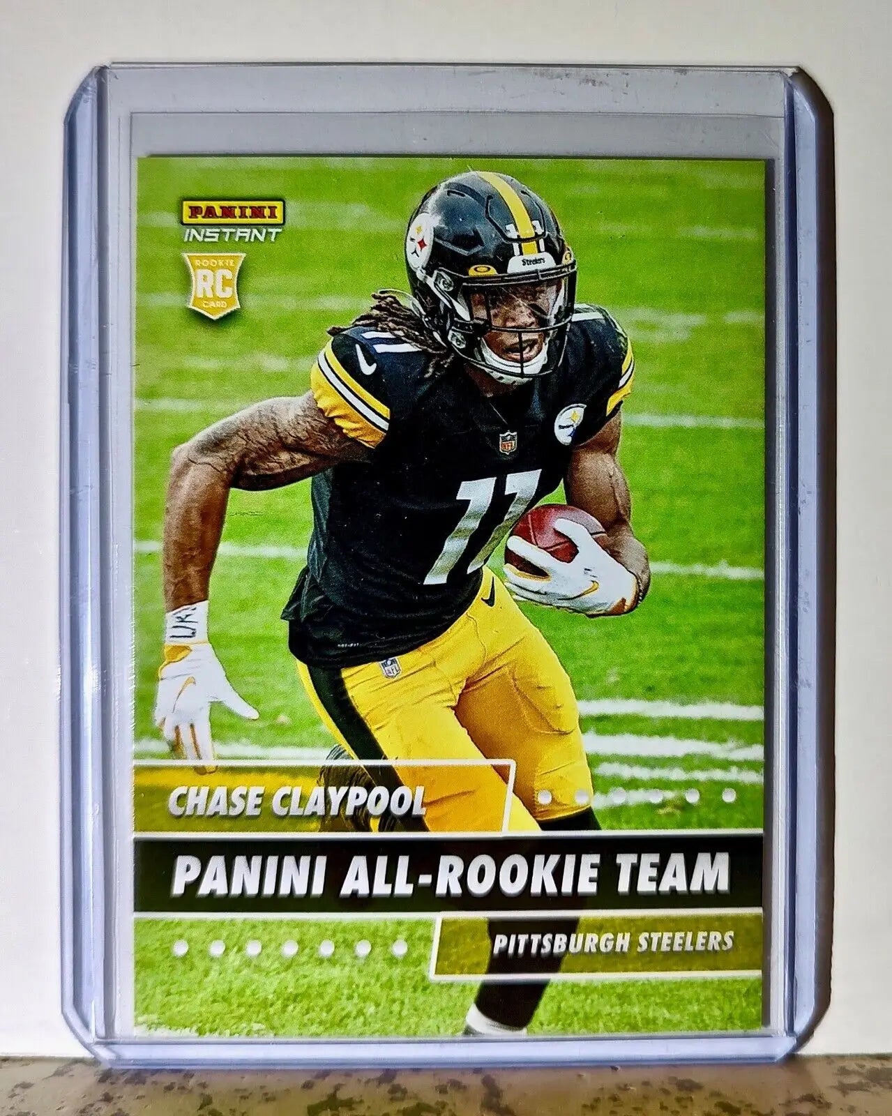 Chase Claypool Panini All-Rookie Team NFL #7 Card 1 of 648 Pittsburgh Steelers - Football Card Single