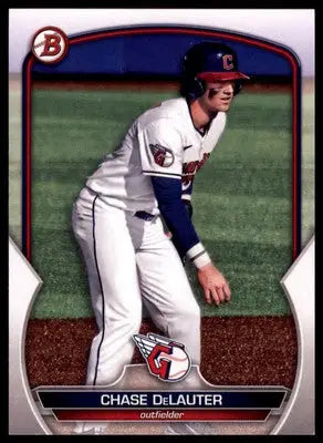 Chase DeLauter 2023 Bowman Prospects #BP-103 Cleveland Guardians - Baseball Card Single
