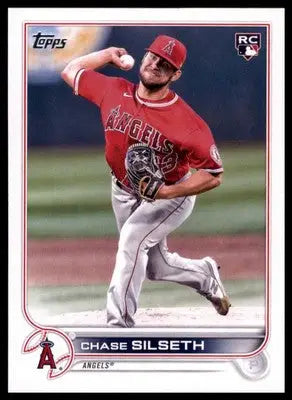 Chase Silseth Rookie 2022 Topps Update #US192 Los Angeles Angels - Baseball Card Single