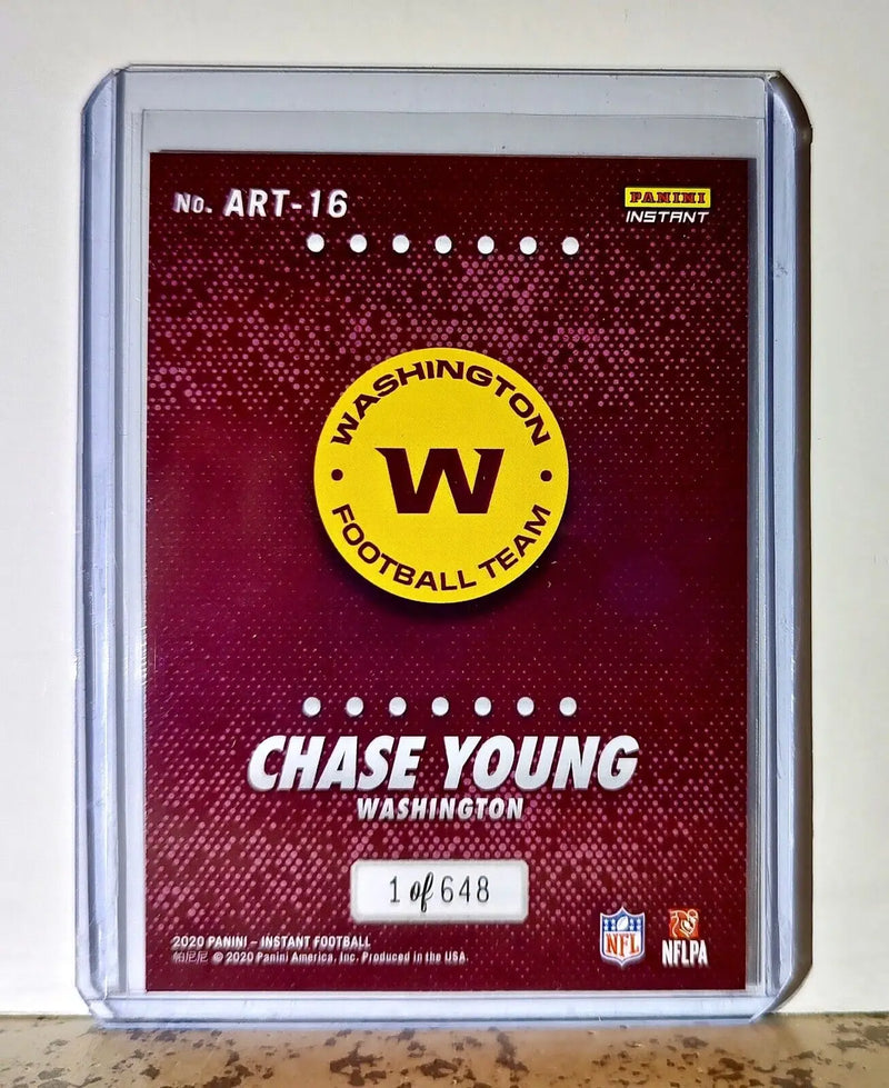 Chase Young 2020 Panini All-Rookie Team NFL #16 Card 1 of 648 Commanders - Football Card Single