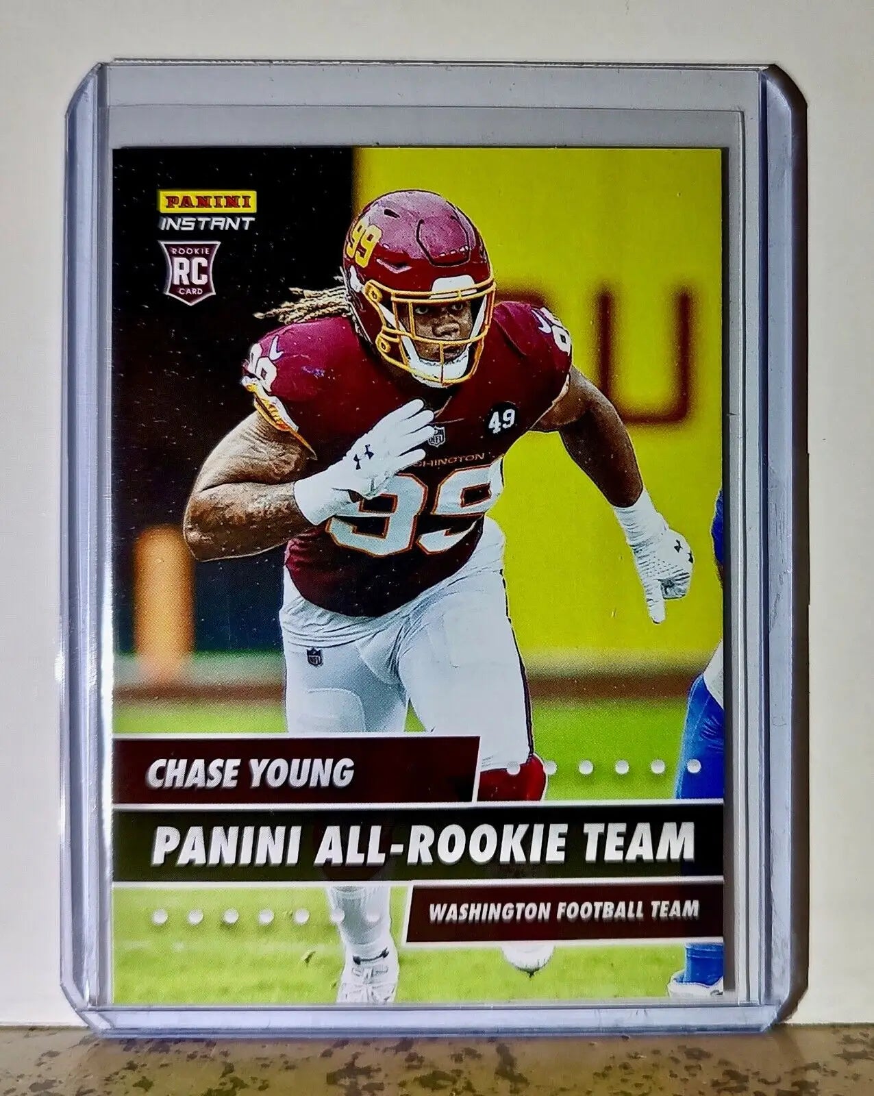 Chase Young 2020 Panini All-Rookie Team NFL #16 Card 1 of 648 Commanders
