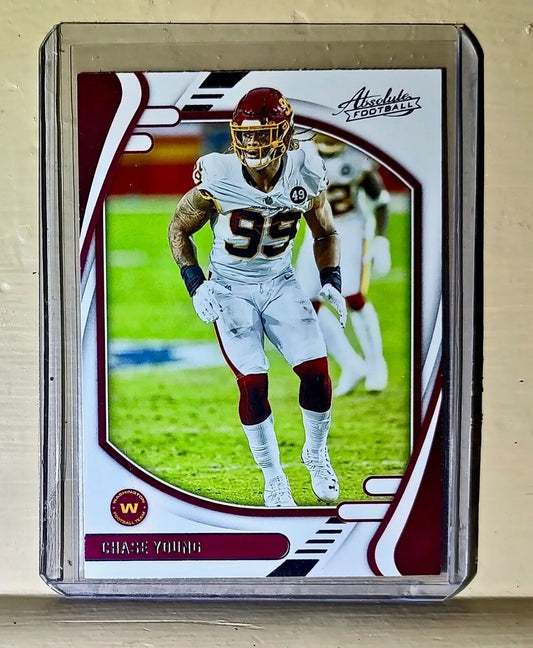 Chase Young 2021 Panini NFL Absolute #19 Card Washington Football Team - Football Card Single