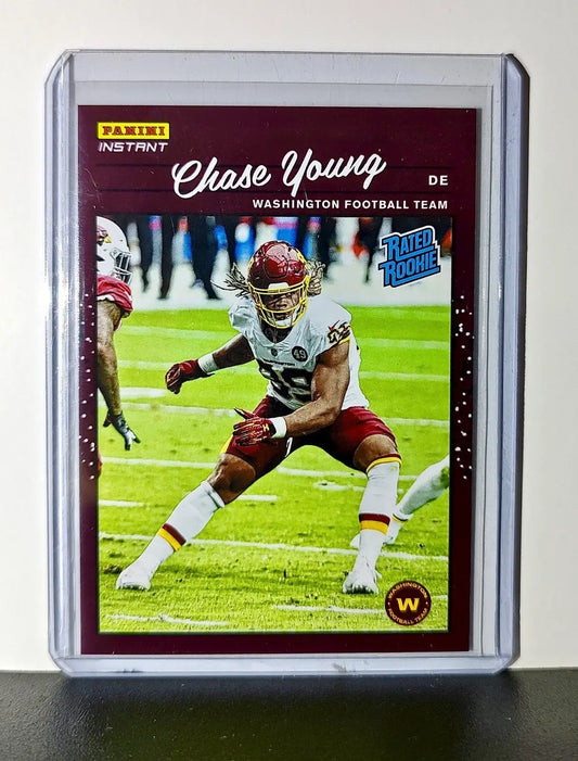 Chase Young Rookie 2020 Panini NFL #2 Rated Rookie Card Washington Football Team - Football Card Single