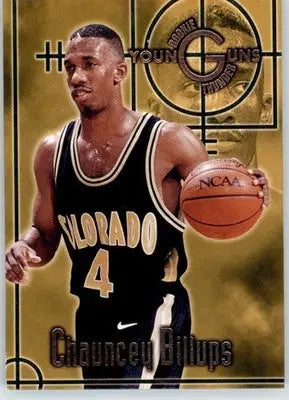 Chauncey Billups - 1997 Wheels Rookie Thunder - #YG1 - Young Guns Basketball - Basketball Card Single