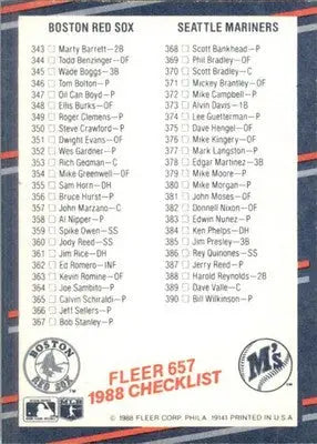 Checklist: Angels / Dodgers / Braves / Orioles - 1988 Fleer - #659 - Baseball - Baseball Card Single
