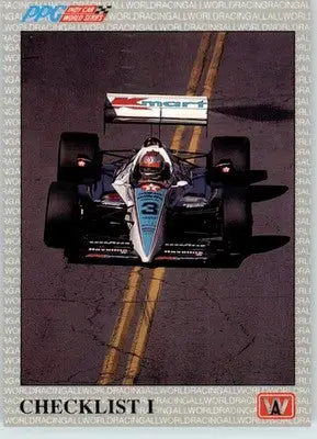 Checklist I - 1991 All World - #13 - Racing - Racing Card Single