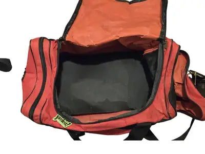 Cheer Duffel Bag Red Cheerleader Sports Travel Gym Bag Multiple Pockets - Apparel