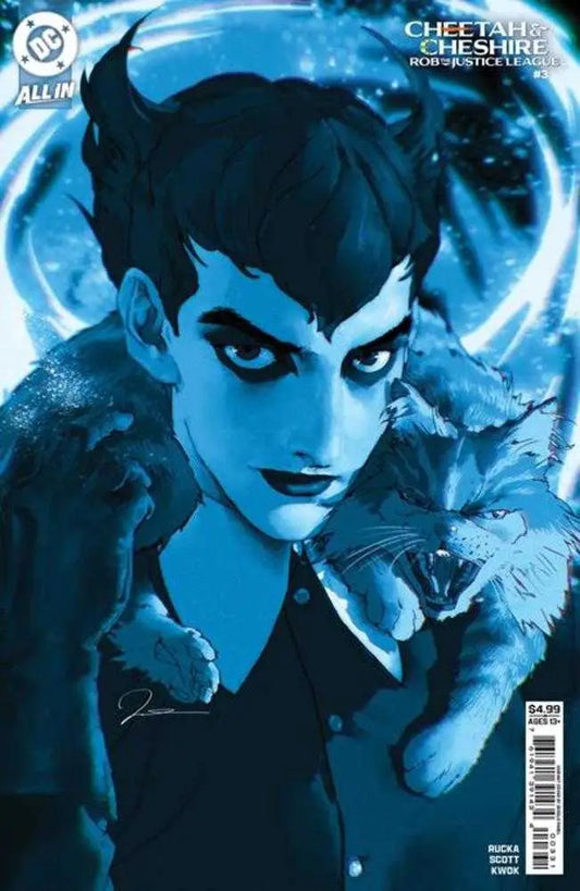 Cheetah And Cheshire Rob The Justice League #3 (Of 6) Cover B Gerald Parel Card Stock Variant - Comic Book