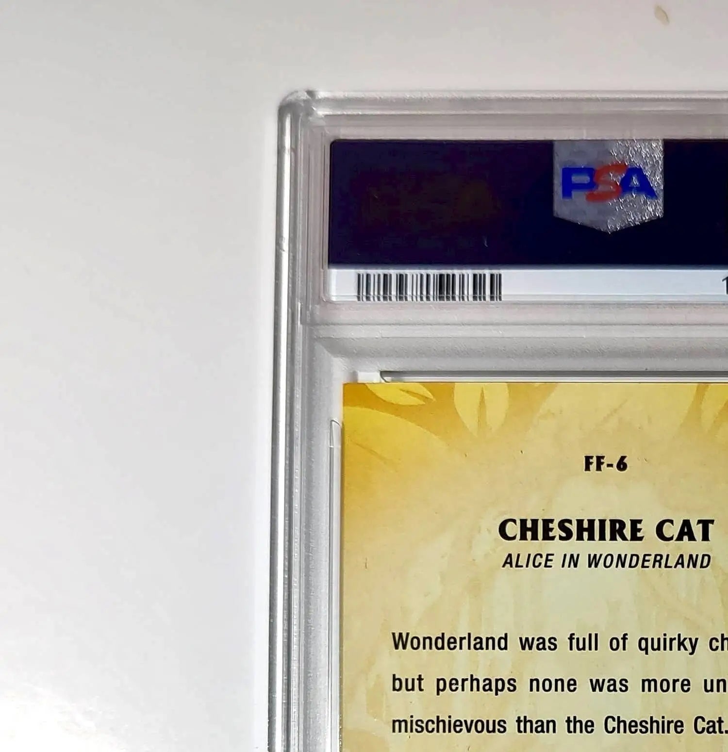 Cheshire Cat 2025 Topps Disney #FF-6 Furry Friends Card PSA 10 - Non-Sports Card Single