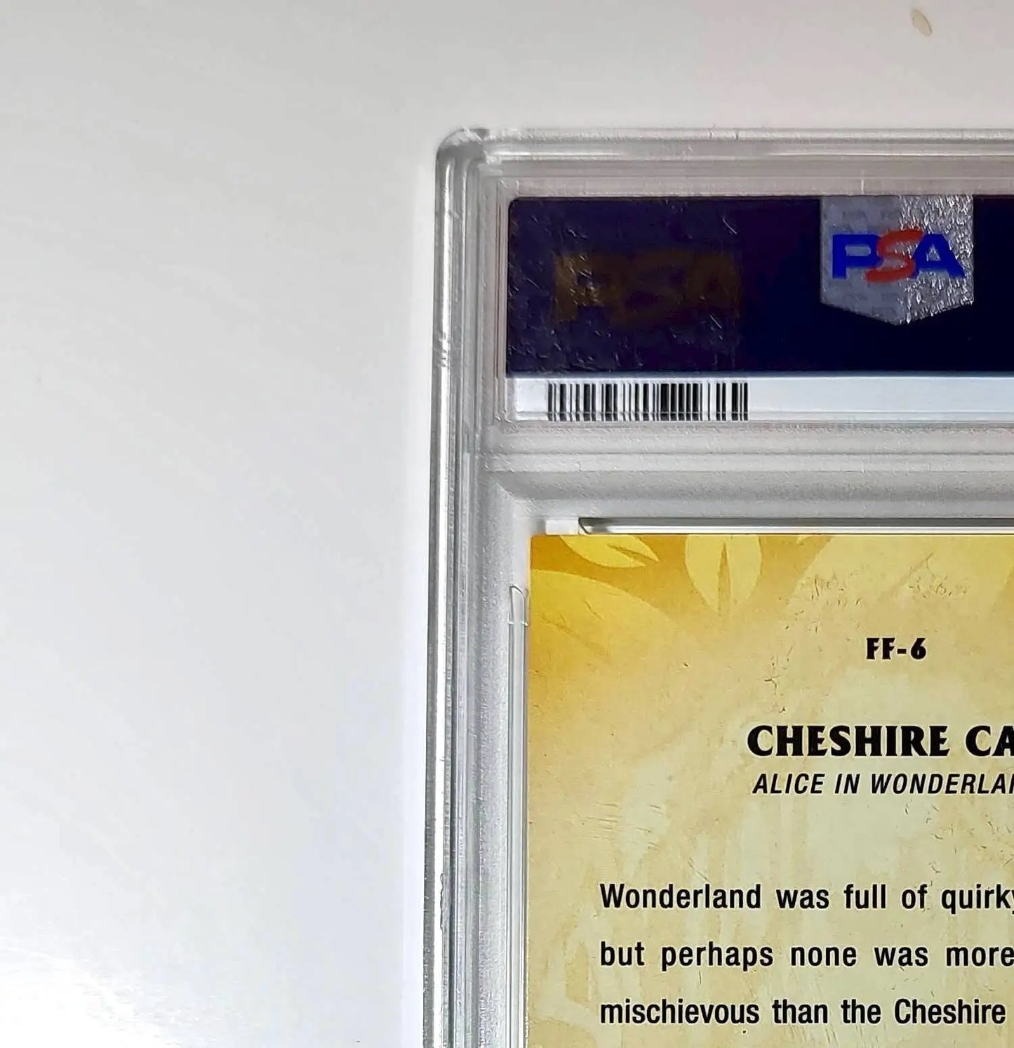 Cheshire Cat 2025 Topps Disney #FF-6 Furry Friends Card PSA 8 - Non-Sports Card Single
