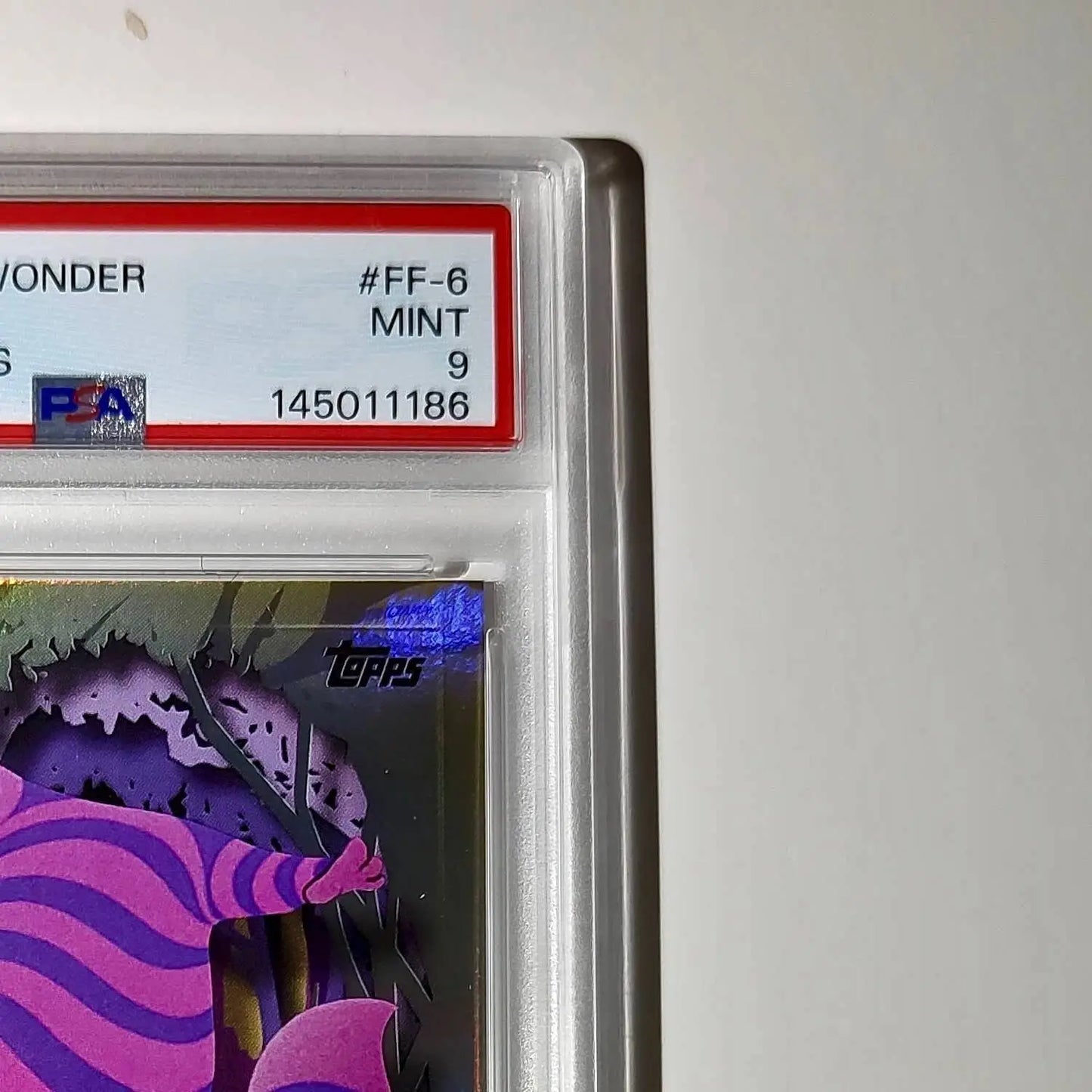 Cheshire Cat 2025 Topps Disney #FF-6 Furry Friends Card PSA 9 - Non-Sports Card Single
