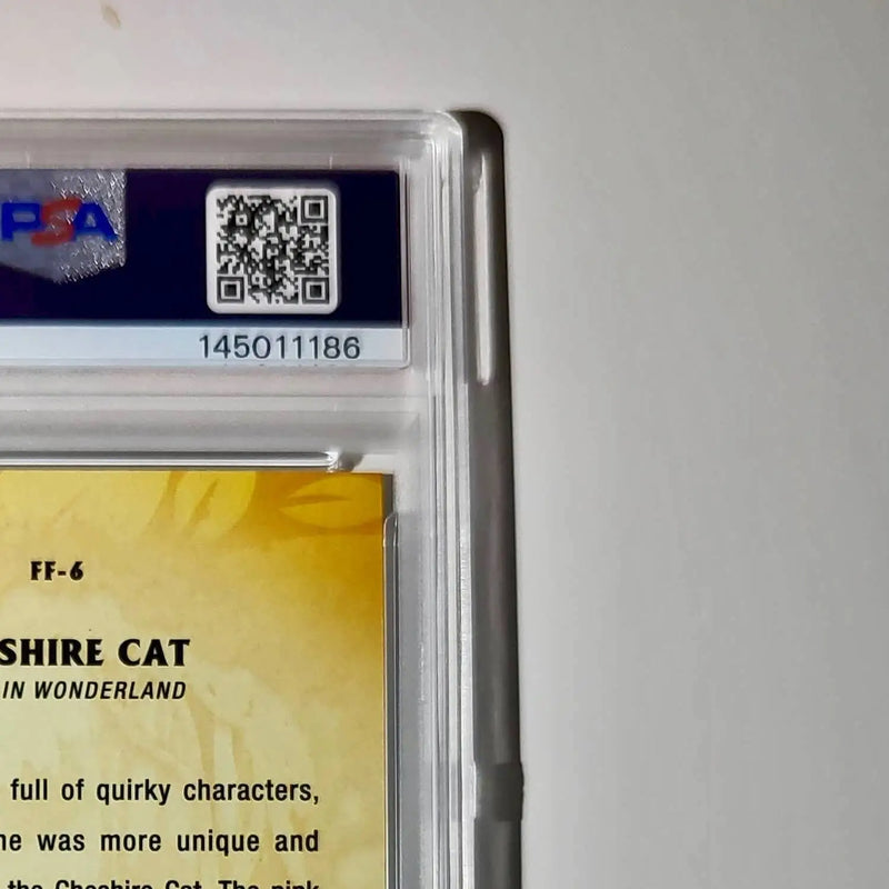 Cheshire Cat 2025 Topps Disney #FF-6 Furry Friends Card PSA 9 - Non-Sports Card Single