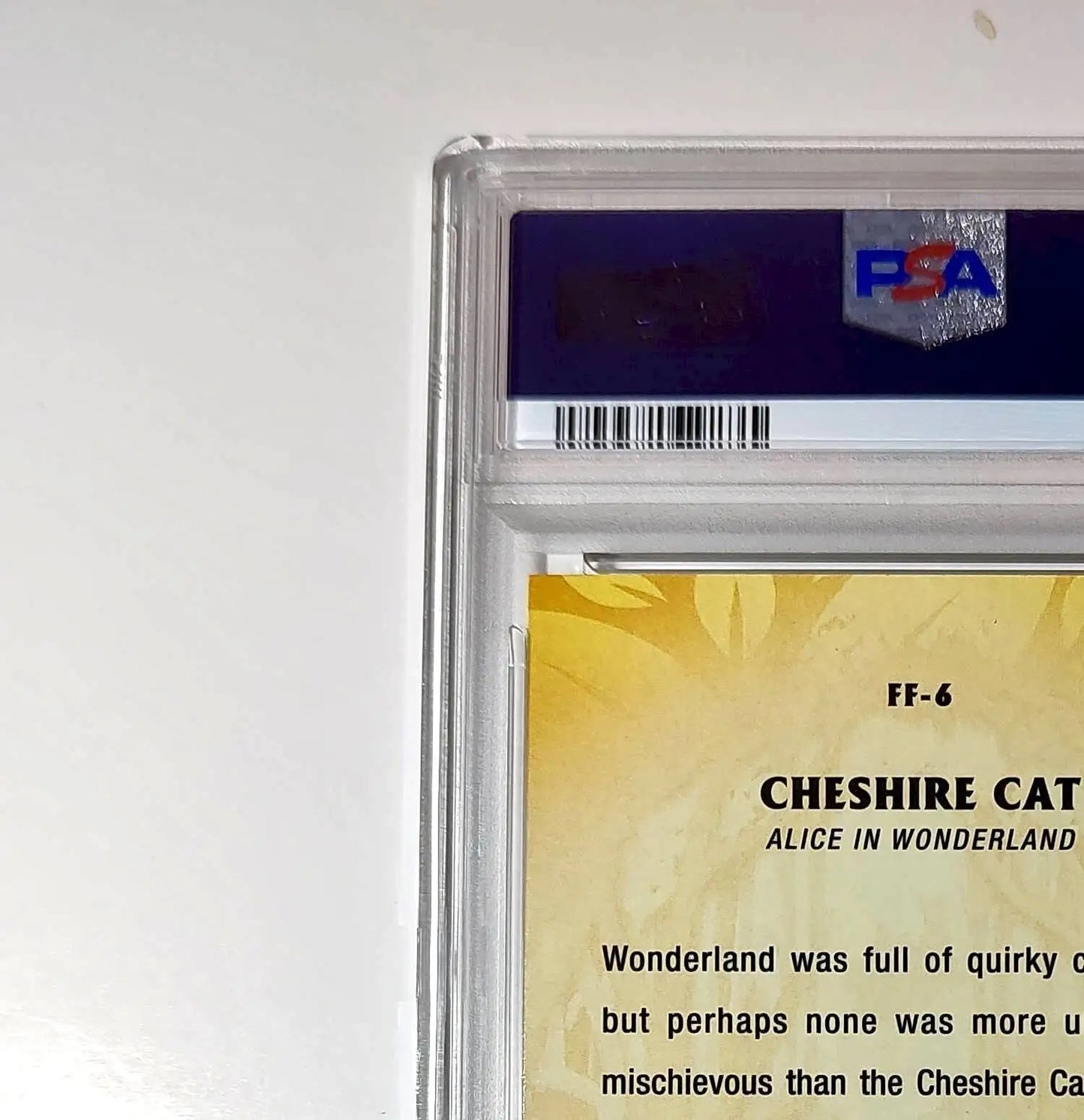 Cheshire Cat 2025 Topps Disney #FF-6 Furry Friends Card PSA 9 MT - Non-Sports Card Single